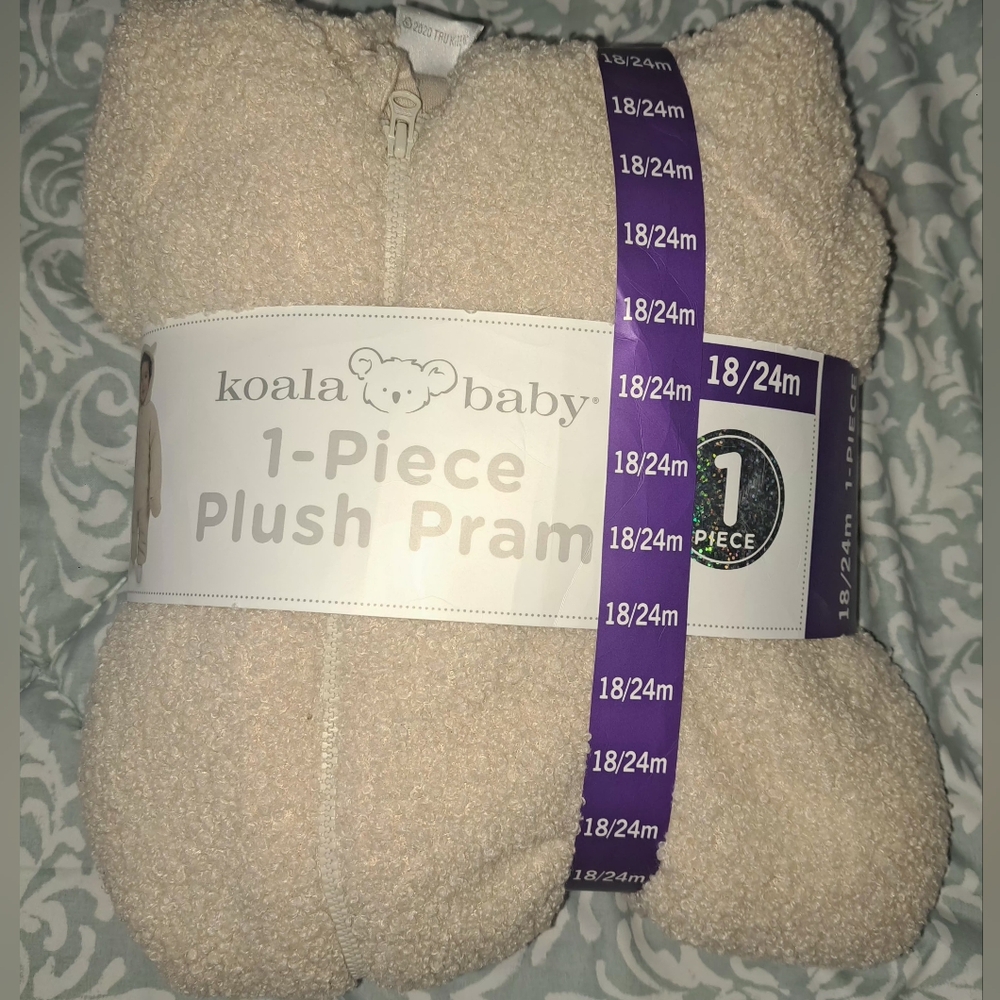 Koala Baby Plush Pram in Cream Like New